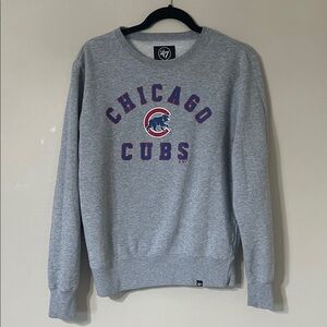 47 Gray Chicago Cubs Crewneck Sweater